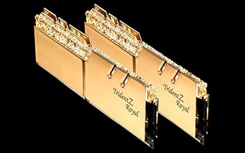 סדרת ג 'י סקיל טריידנט זי רויאל [זהב] 16 ג' יגה-בייט 288 פינים סדרם דד4 3200 קל16-18-18-38 1.35 דגם זיכרון שולחני ערוץ כפול 4-3200 ג16ד-16גרג